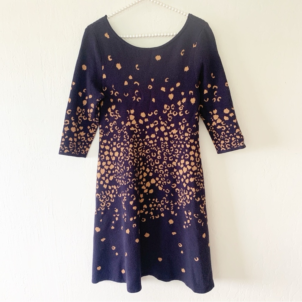 Anthropologie Maeve Leopard Sweater Dress - Picture 6 of 13